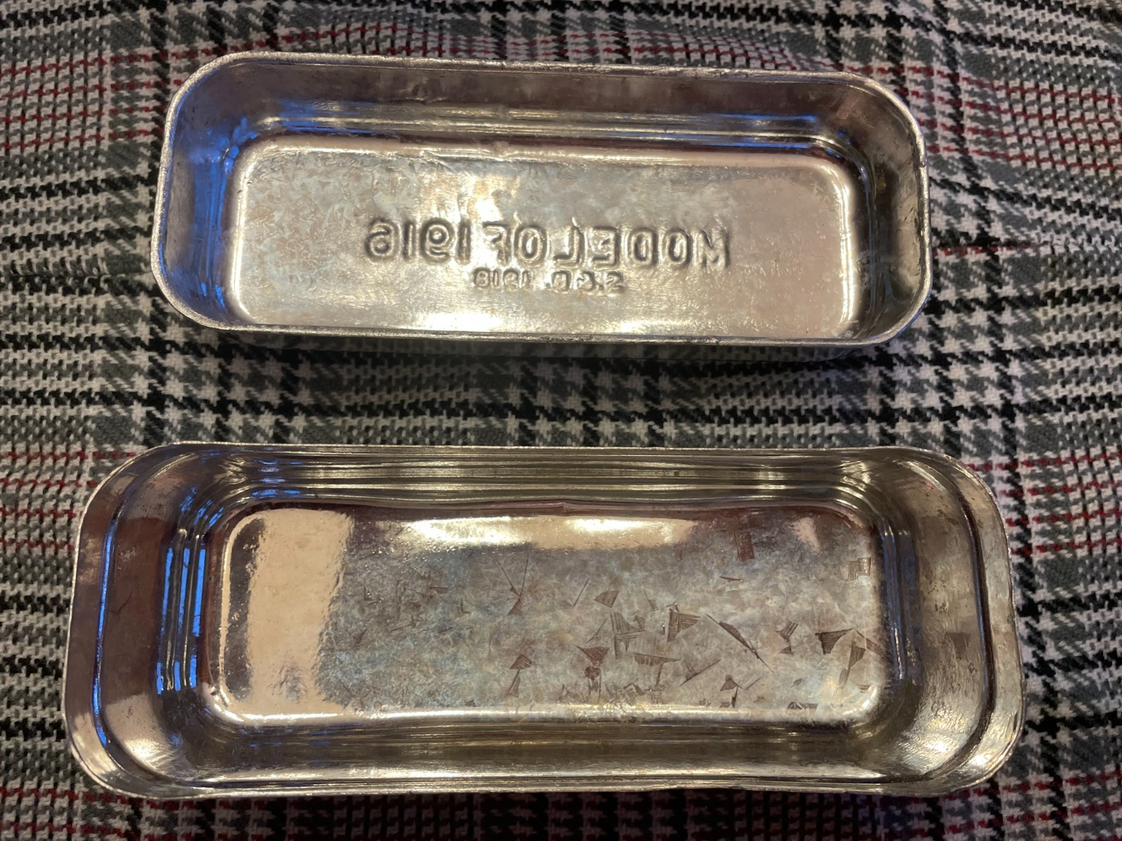 Original WWI Model of 1916 Bacon Tin Can Ration Meat Tin AEF US Army Pristine!