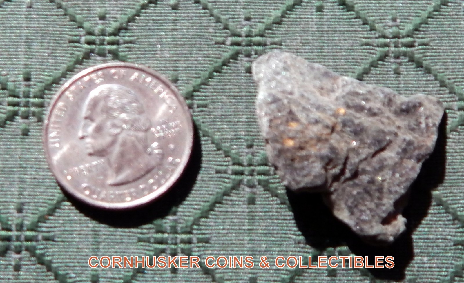 GOLD ORE SPECIMAN COLLECTED FROM THE HOMESTAKE MINE LEAD SD VISIBLE GOLD SPOTS