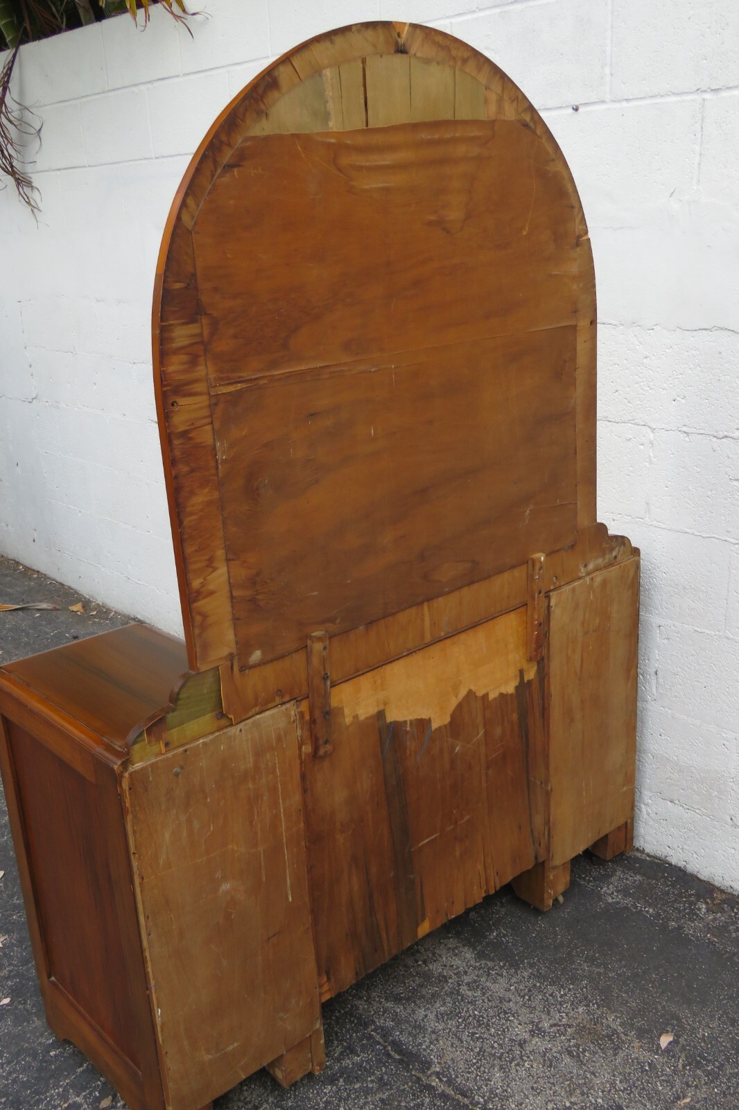 1920s Art Deco Vanity Makeup Table and Stool 5431