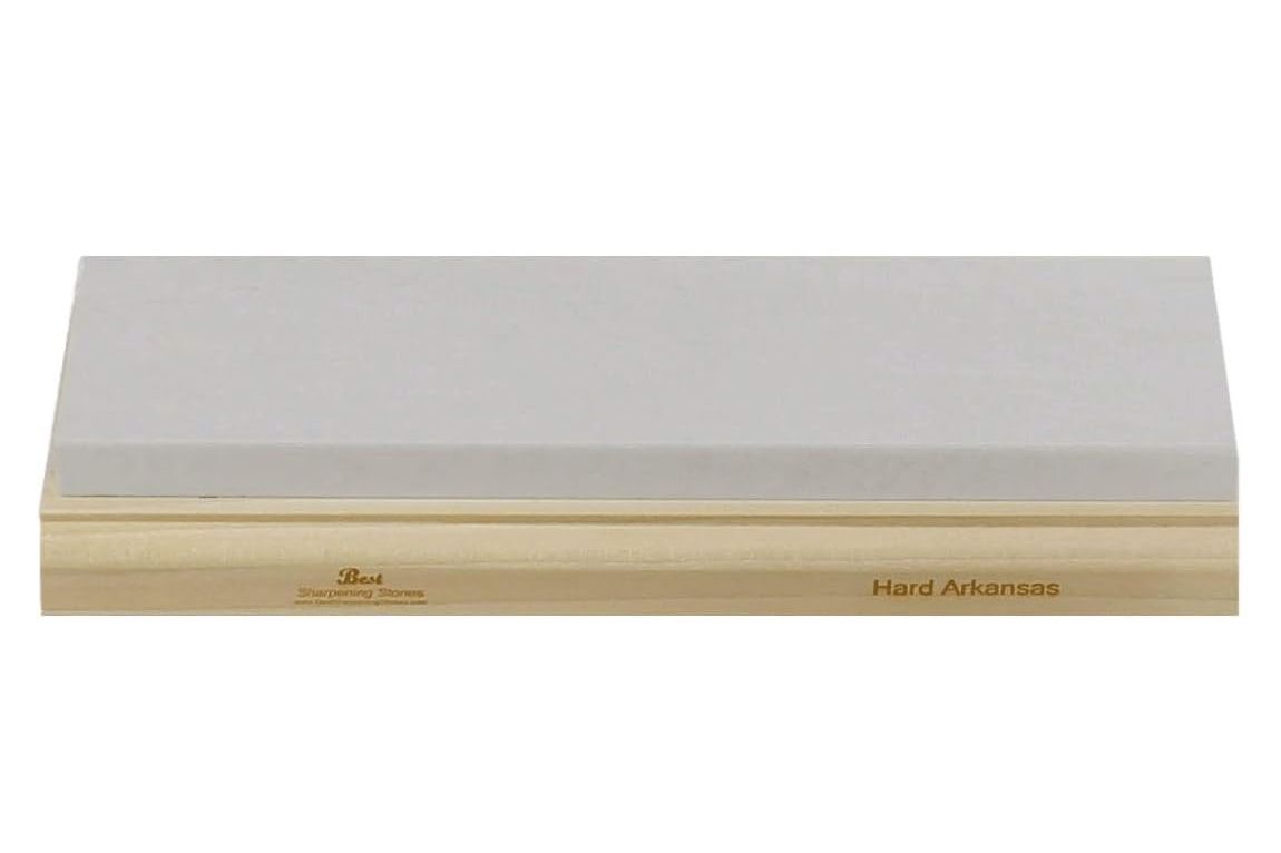 Arkansas Sharpening Stone Set - Wood Mounted