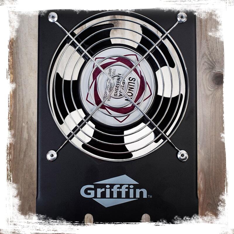 4 PACK Rackmount Cooling Fans | GRIFFIN Triple Studio Audio Gear Panel PA System
