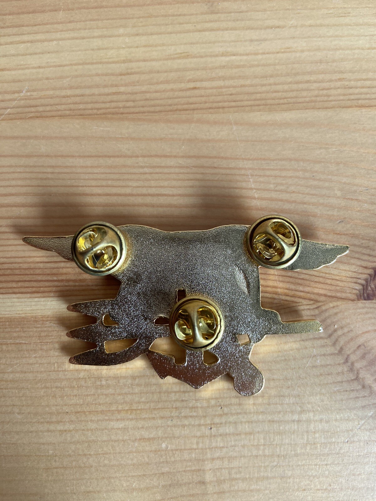 US Navy SEALS Special Warfare Gold Trident Insignia Badge Pin 2-3/4" Full Size