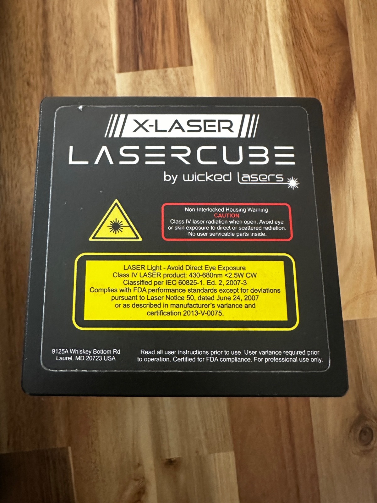 X-Laser Lasercube 2.5W WiFi Laser by Wicked Lasers