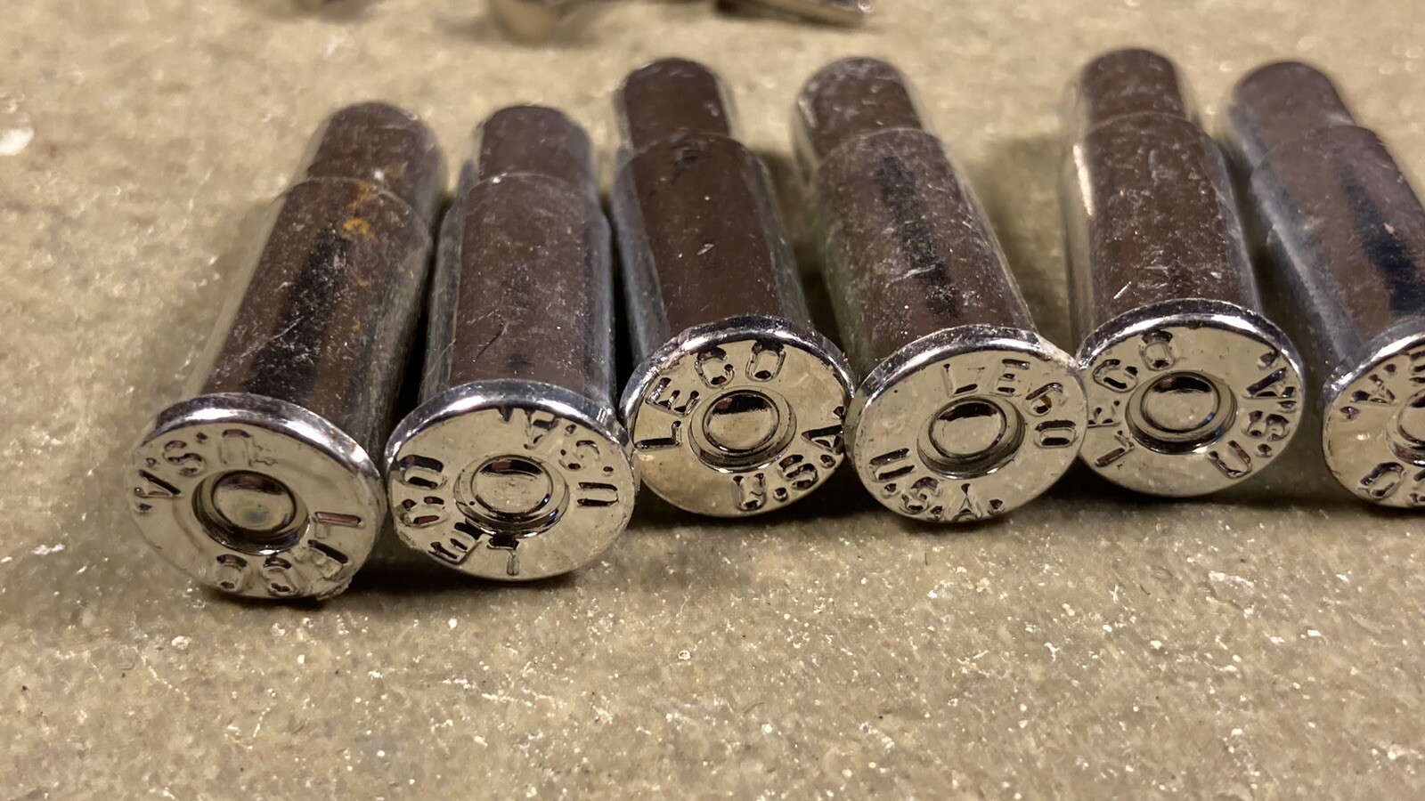 6 Vintage Cap Gun Original Bullets Holster Parts Playset 50s 60s Made in USA