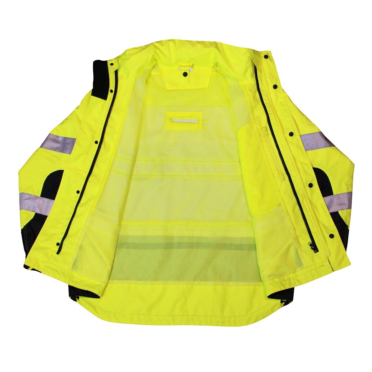 RADIANS RW32-3Z1Y RADWEAR CLASS 3 HEAVY DUTY RIP STOP HI VIS RAIN JACKET COAT MD