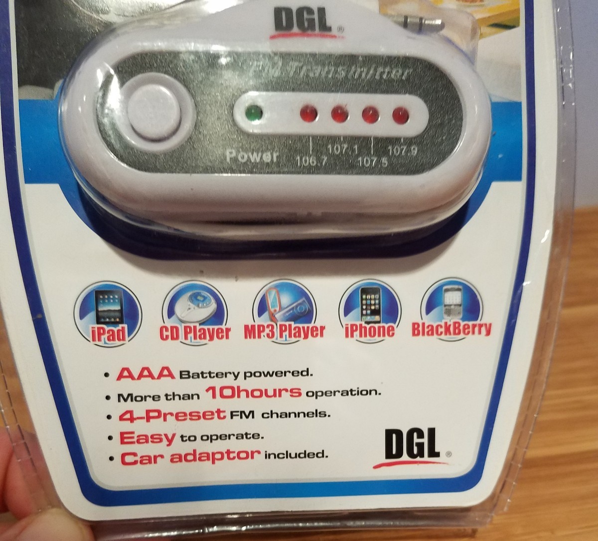 DGL FT-1333 Wireless 4-Channel FM Transmitter ***Closeout Item*** NOS new sealed