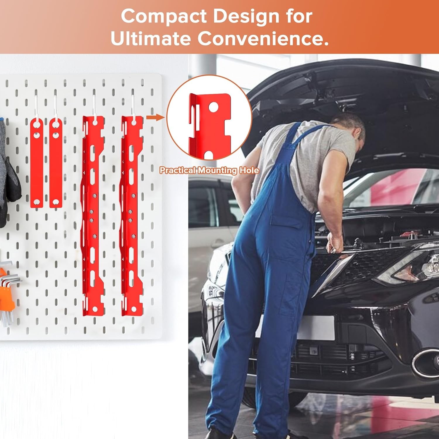 2Pcs Upgraded Wheel Toe Alignment Tool Plate Kit with Measuring Tapes - Red NEW