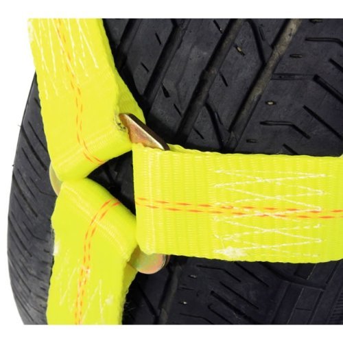 4 Pack Car Tire Tie Down Ratchet Straps with Swivel Hooks Ratchets E Track