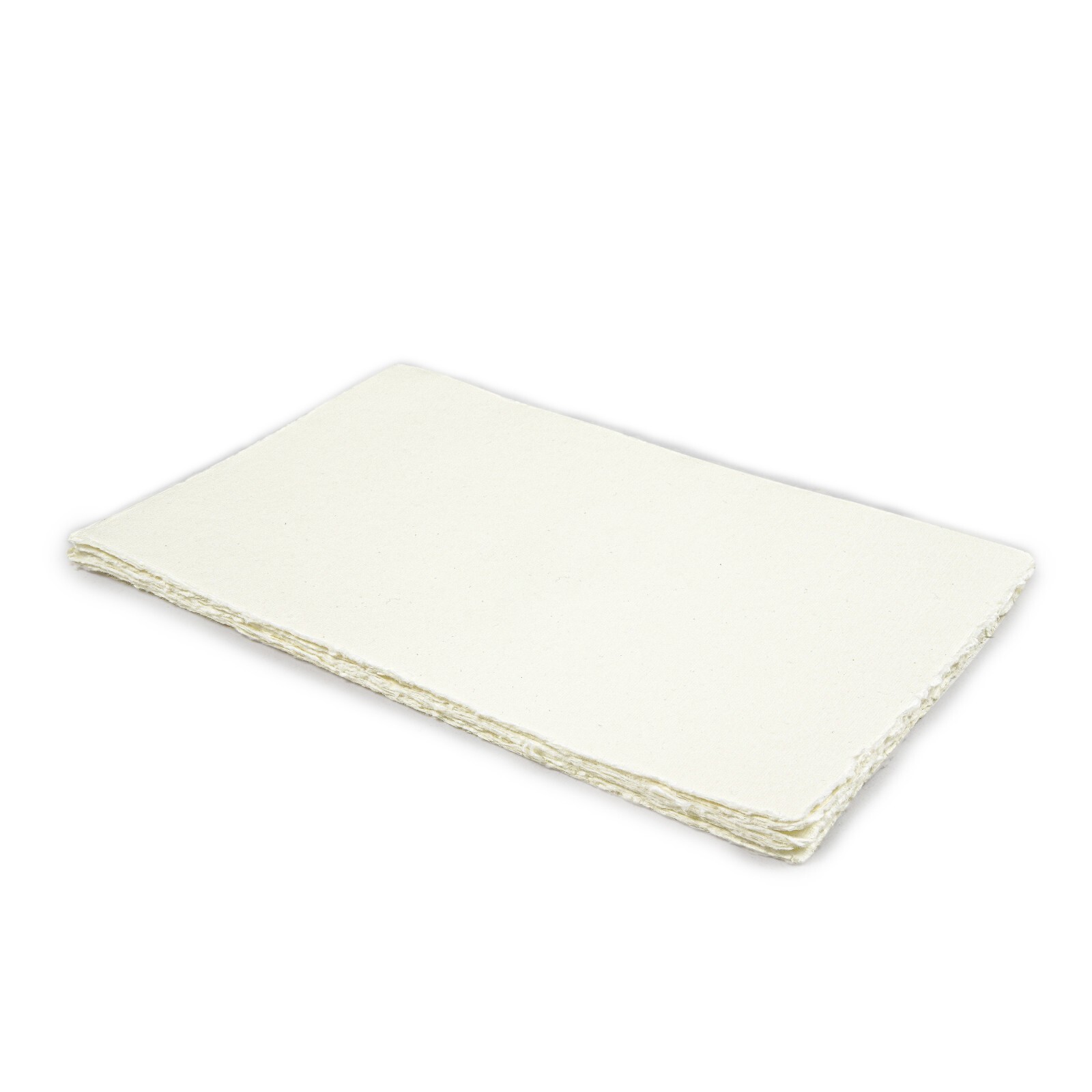 Handmade Paper Watercolor Sheets Deckle Edges Cold Press WhiteCotton Blank Pads