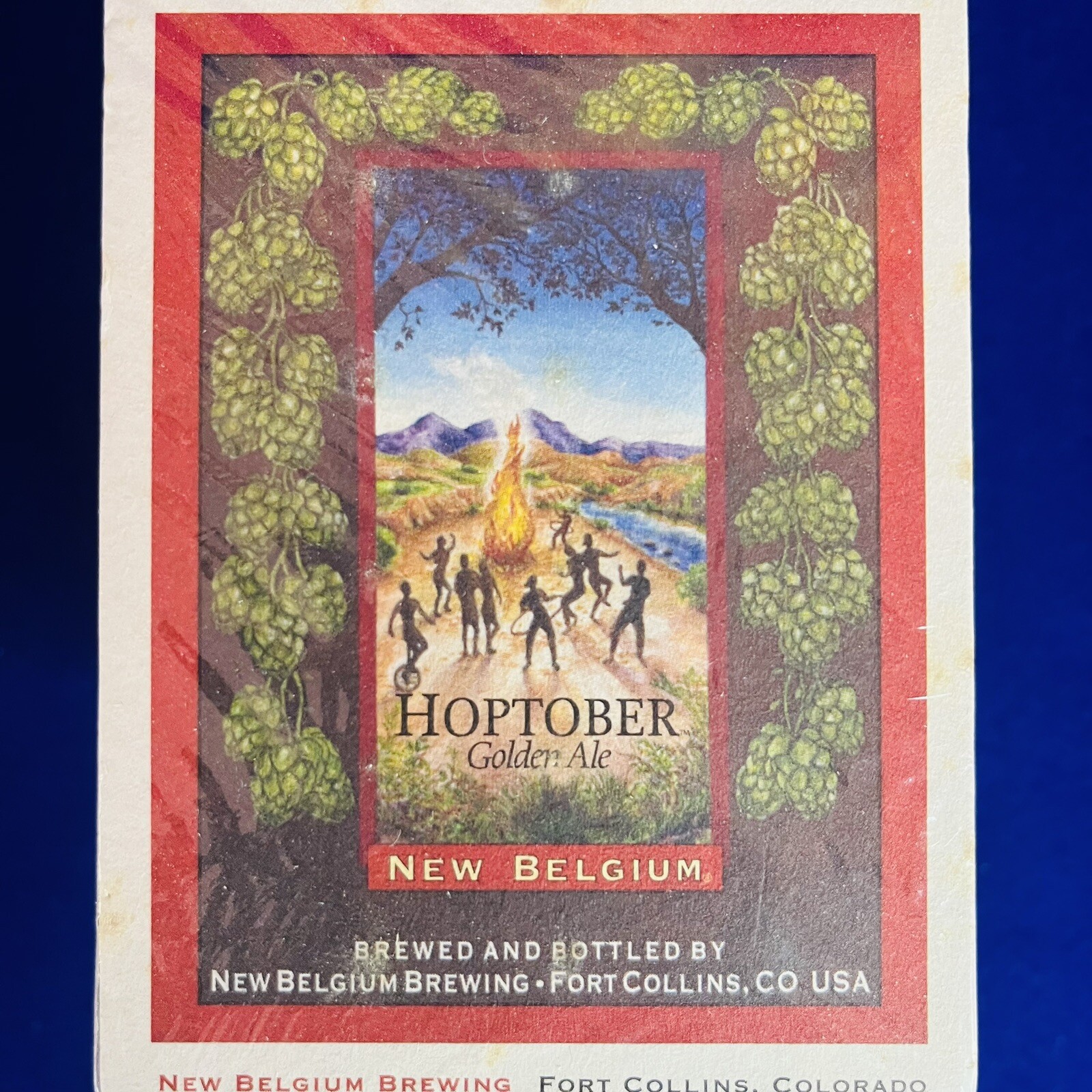 Hoptober Golden Ale Fall's Final Fling Lot of 100 Coasters New Belgium