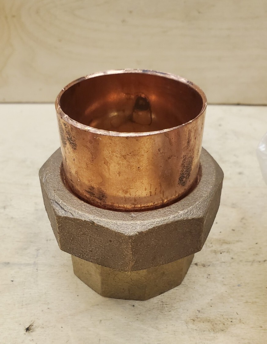 Nibco 733-LF 2" Copper/Brass Pipe Union NSF-61-G