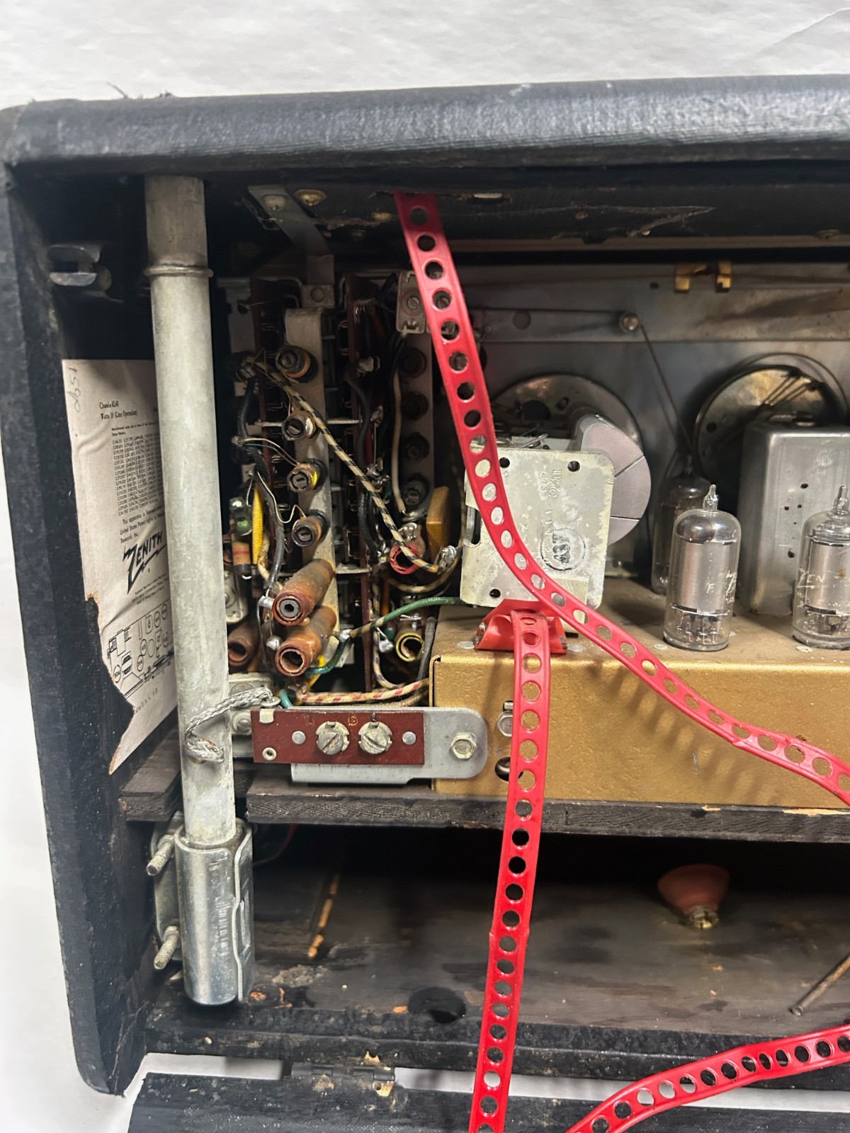 Vtg Zenith Trans-Oceanic Model L600 Super DeLuxe Shortwave Radio Receiver (A30)