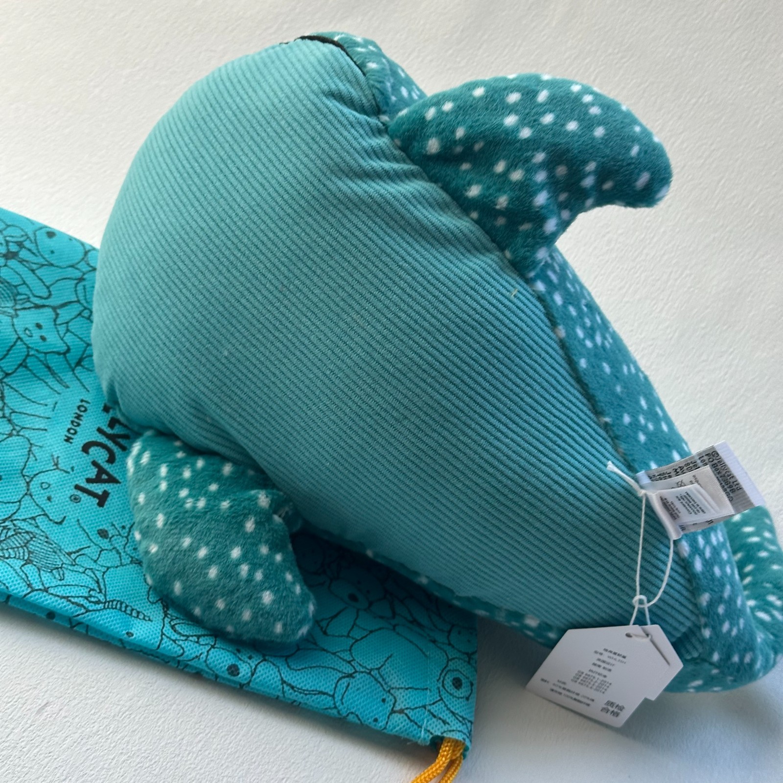 Jellycat Gobfrey Whale Shark 40cm Plush 2025 New with Dust Bag & Tag Ultra Soft