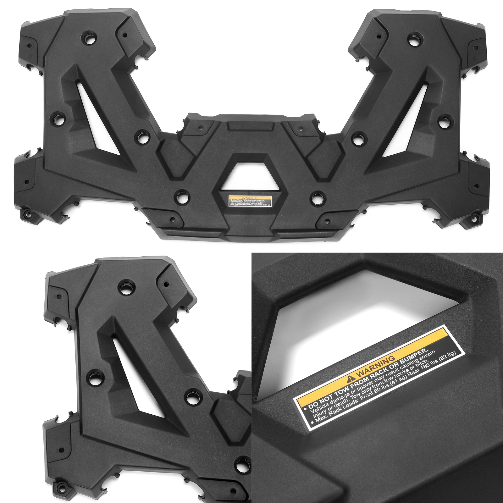 Black Rear Body Rack Assembly For 2014-2024 Touring SP Polaris Sportsman 570 450