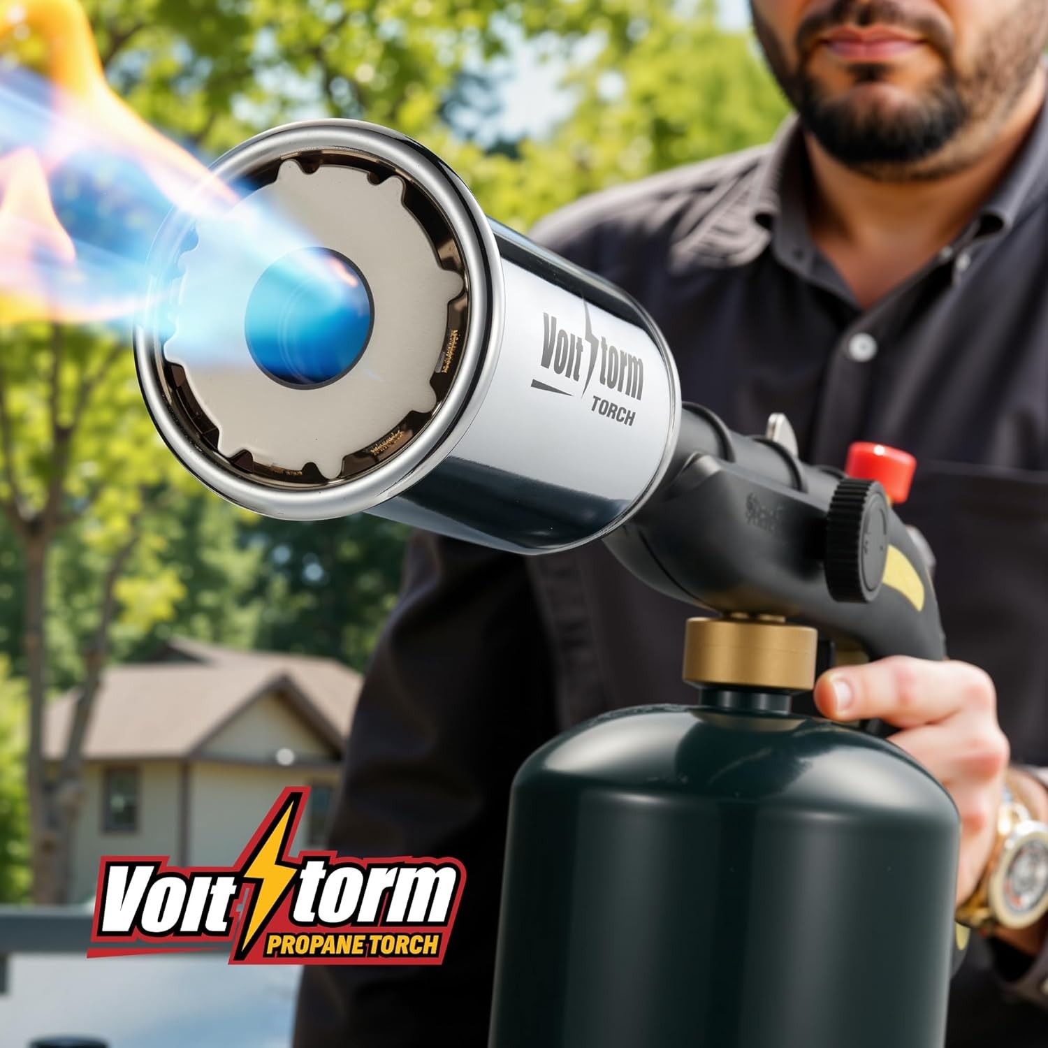 Propane Cooking Torch Grill Gun& Culinary Kitchen Blow Torch Charcoal Torch