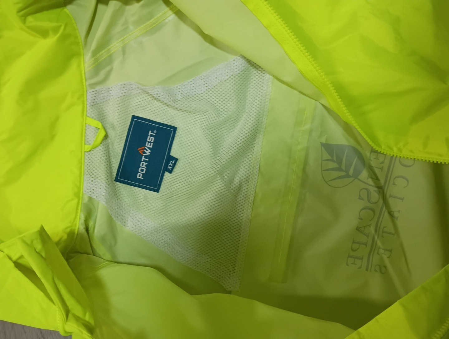 Portwest Rain Jacket Hi Visibility Yellow XXL Us440