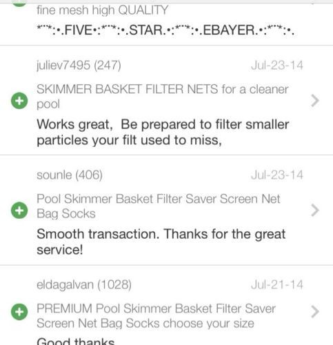 Skimmer Basket Fine Mesh Filter Savor Socks PROFESSIONAL QUALITY Pool Spa Filter