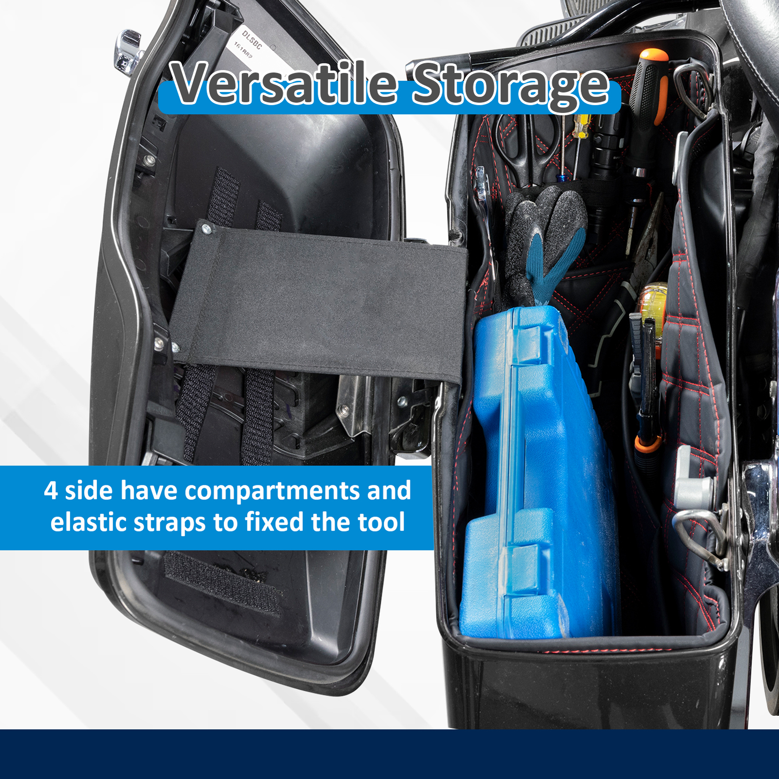 Saddlebag Luggage Liners Tool Bag For 2014-2023 Harley Touring Road Street Glide