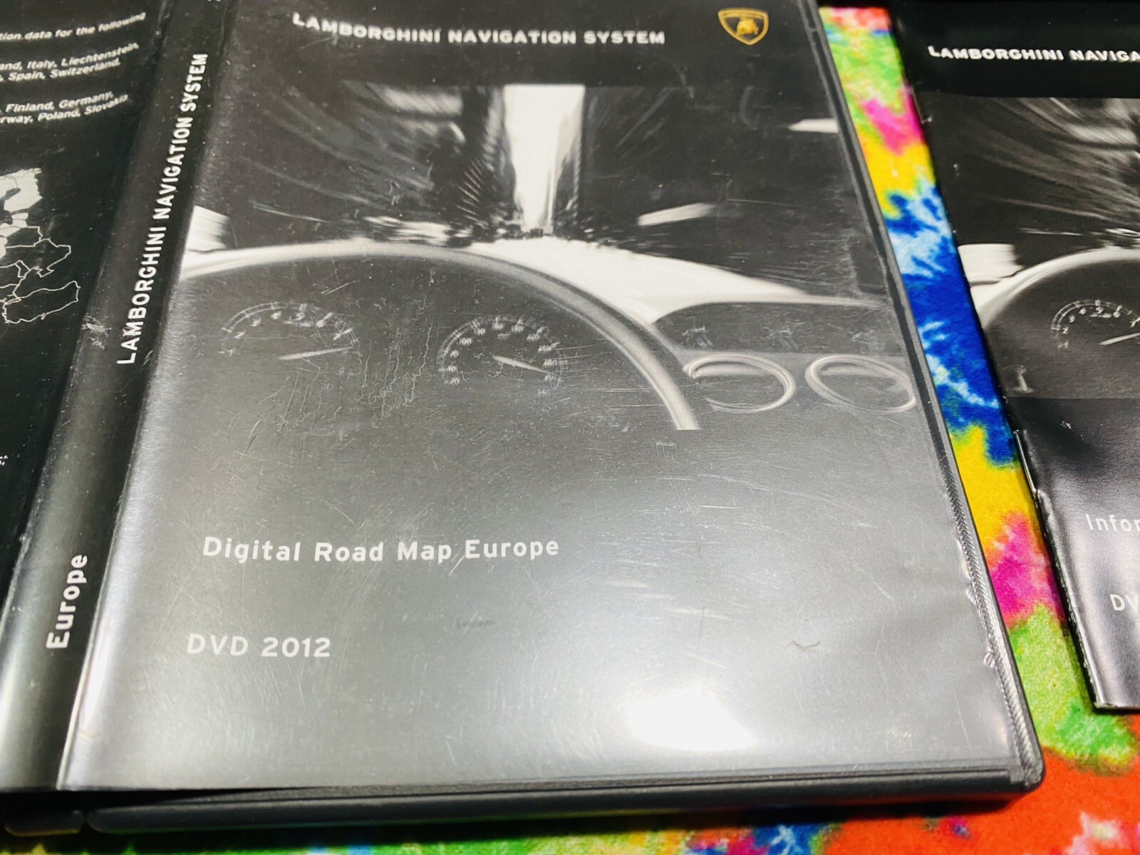 2012 Lamborghini NAVIGATION MAP DISC DVD EUROPE CENTRAL WEST EAST Gallardo LP560