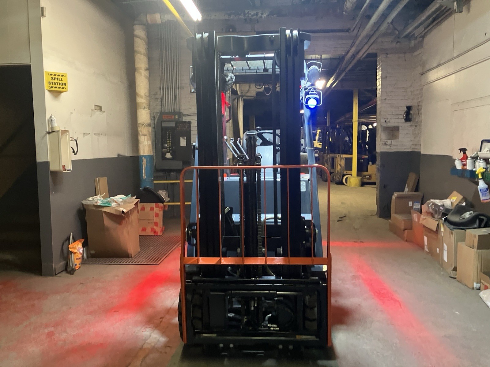 2021 Toyota 5000 LB Electric Forklift With SS and Triple Mast