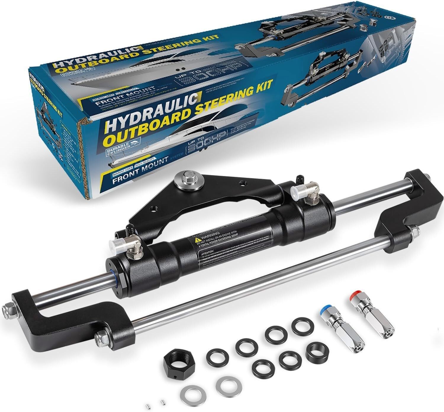 HC5345-3 For SeaStar Hydraulic Steering Cylinder Ram Marine Boat Outboard 300HP