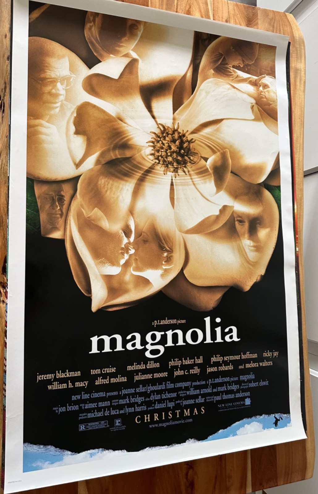 MAGNOLIA Movie Poster 27 x 40 ONE SHEET  TOM CRUSIE JULIANNE MOORE