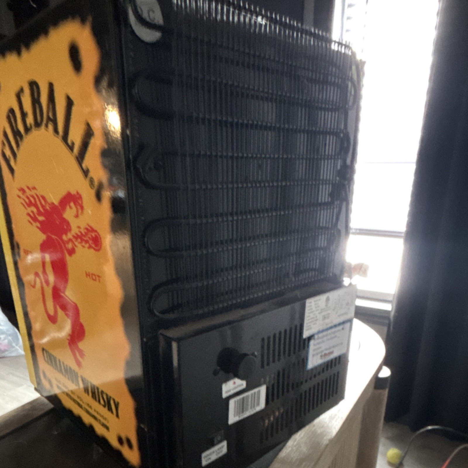 Fireball Merchandising Glass Door Refrigerator Freestanding Model BC-13