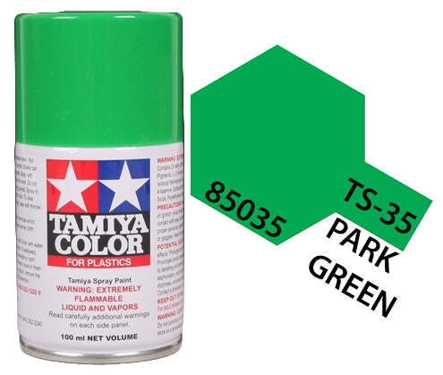 Tamiya 85035 TS-35 Park Green Lacquer Spray Paint 100ml TAM85035 - US