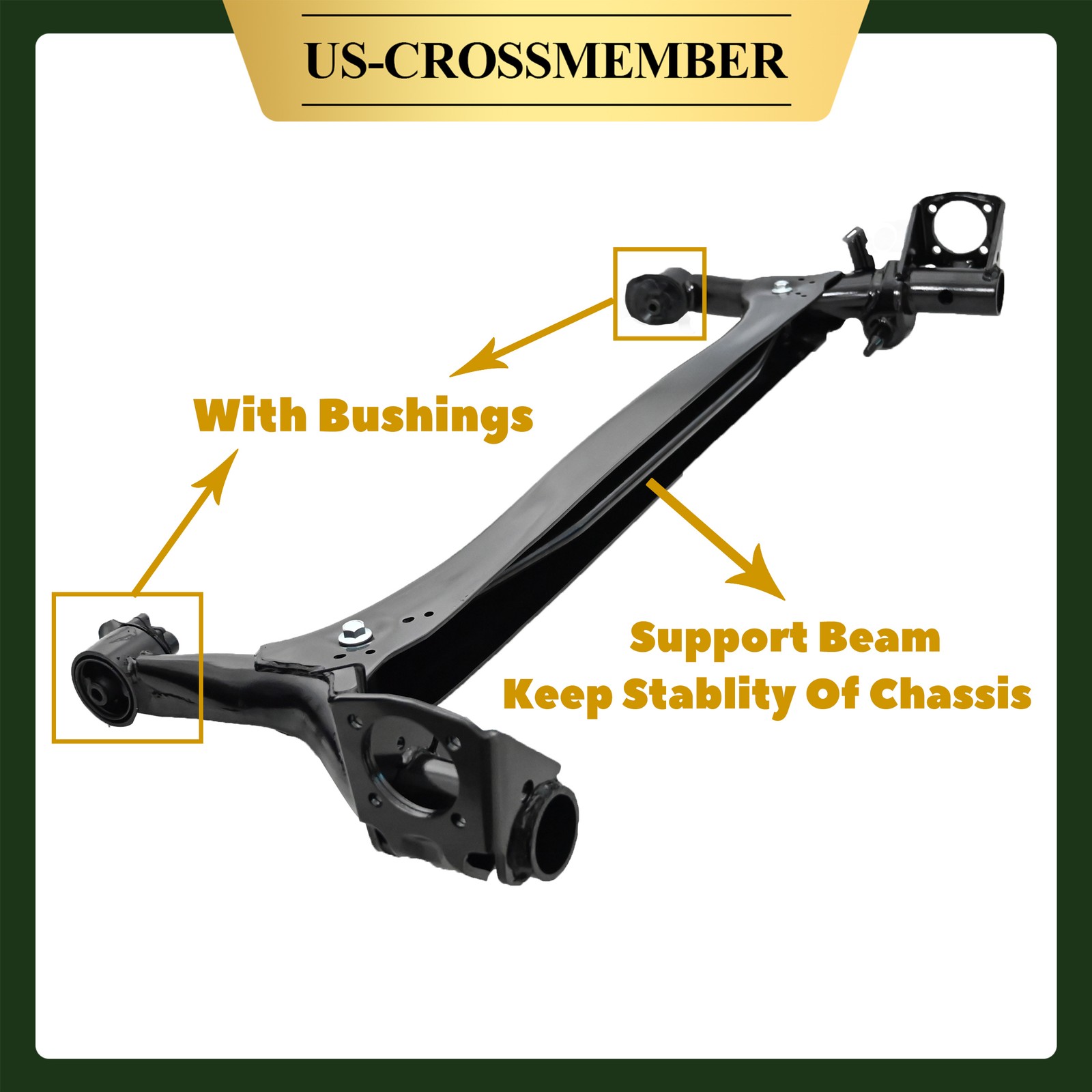 New Rear Crossmember Subframe For Toyota Corolla Matrix 2002-2007 ZZE130