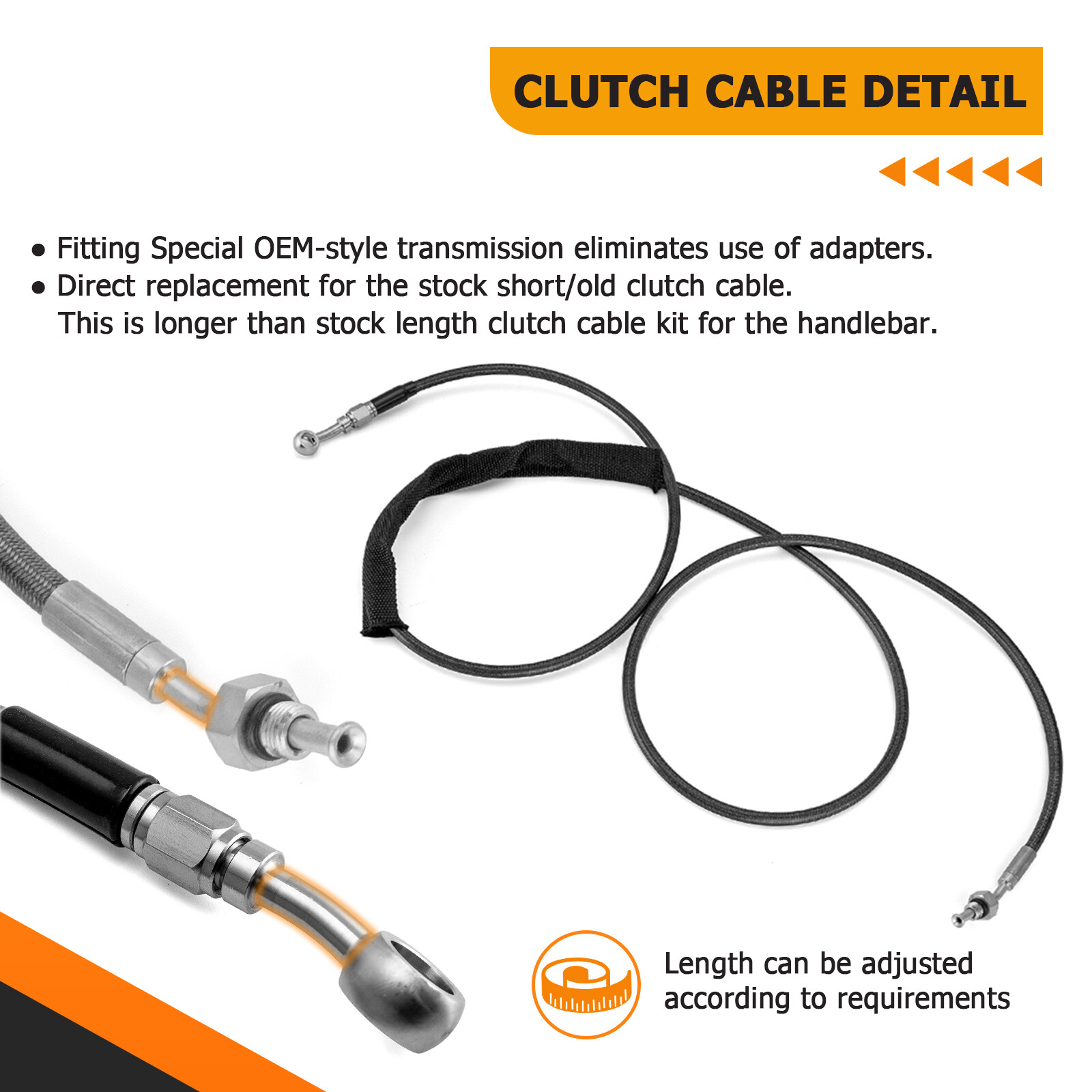 12"-14" Handlebar Hydraulic Clutch & Brake Lines for 14-16 Harley Touring ABS