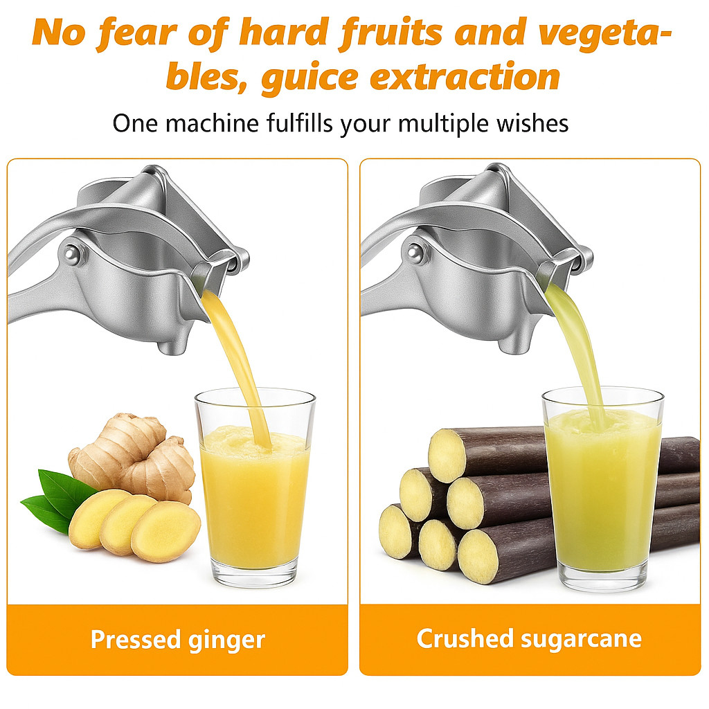 Heavy Duty Metal Manual Juicer Fruit Juice Squeezer For Pressing Lemons Oranges