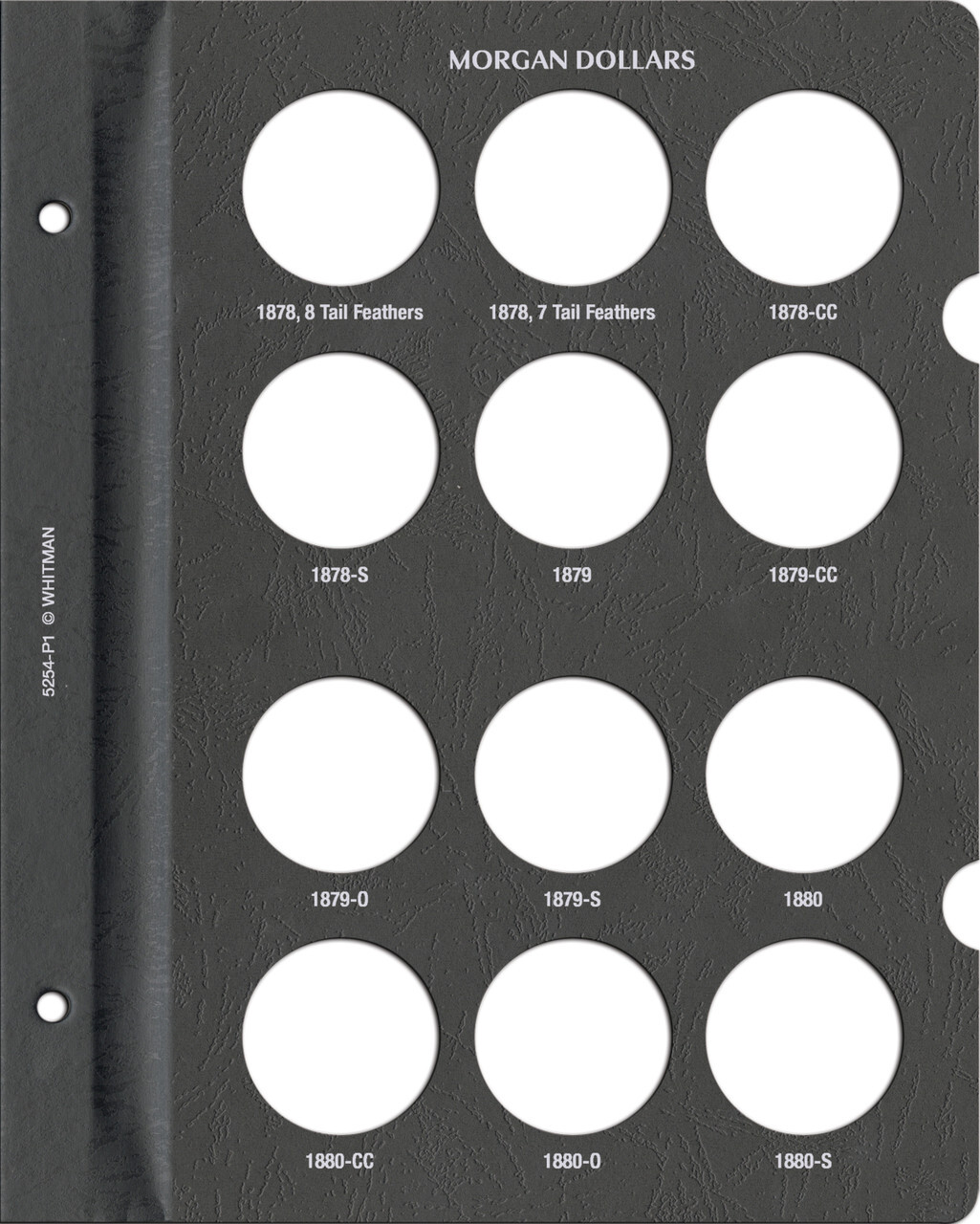 Whitman Prestige™ Coin Album - Morgan Dollars: 1878-1891 Date & Mintmark Set