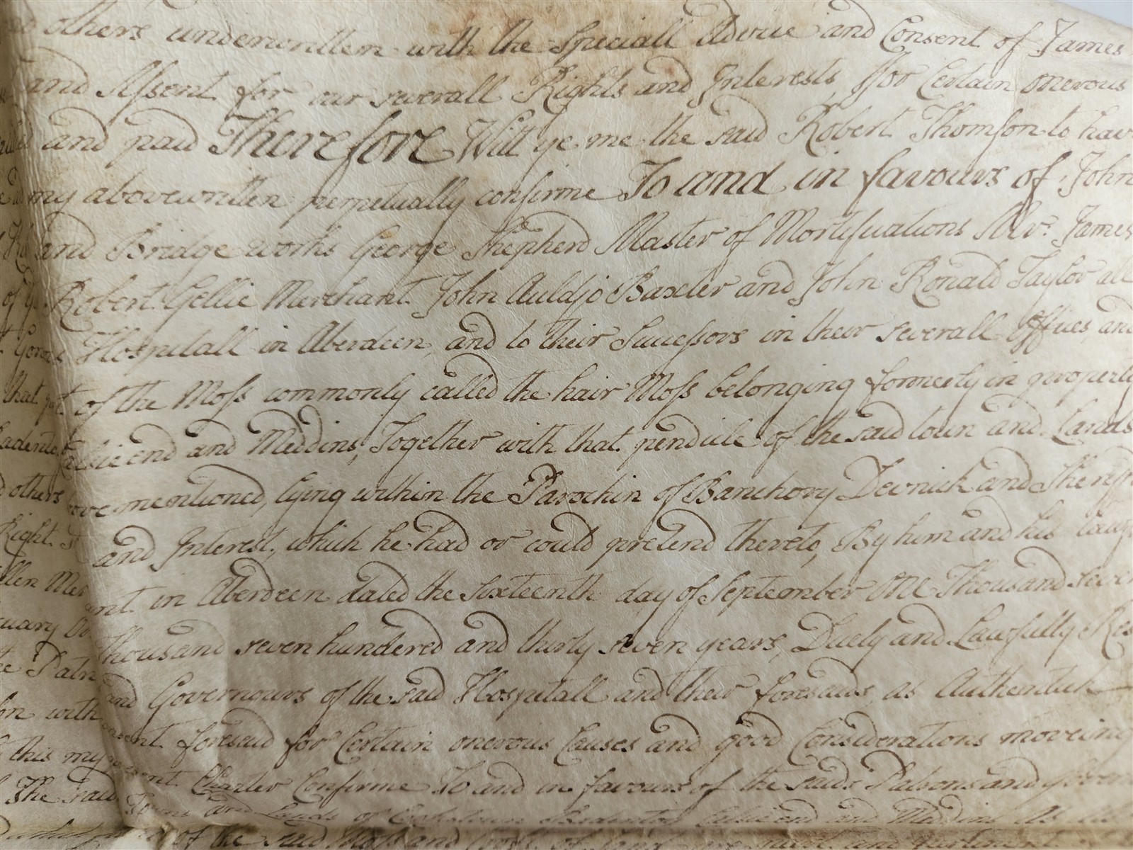 1737 MANUSCRIPT on VELLUM ANTIQUE LEGAL DOCUMENT in ENGLISH 18th CENTURY