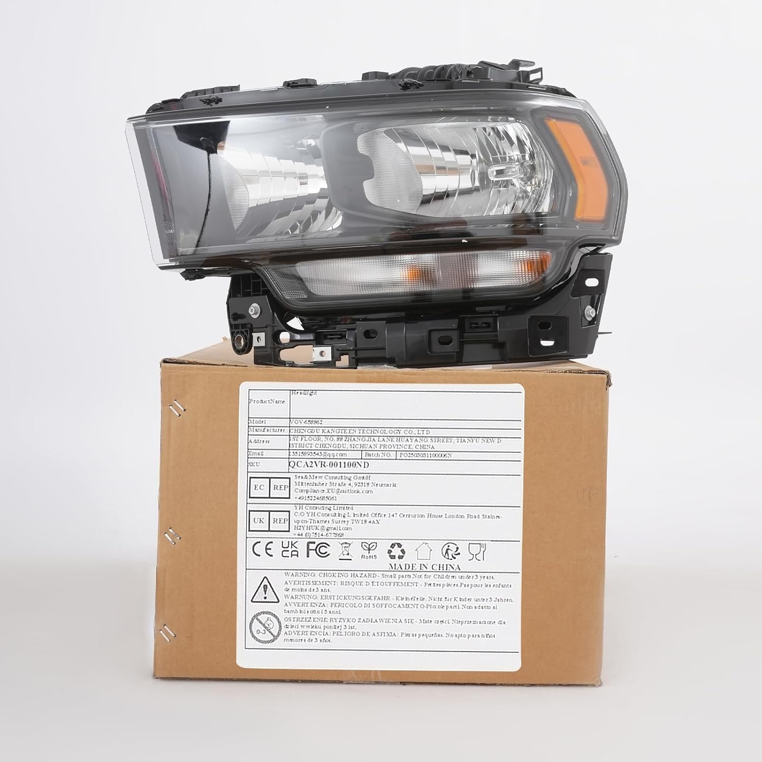 For 2019-2024 Dodge RAM 2500 3500 Tradesman & Bighorn Driver Left Side Headlight