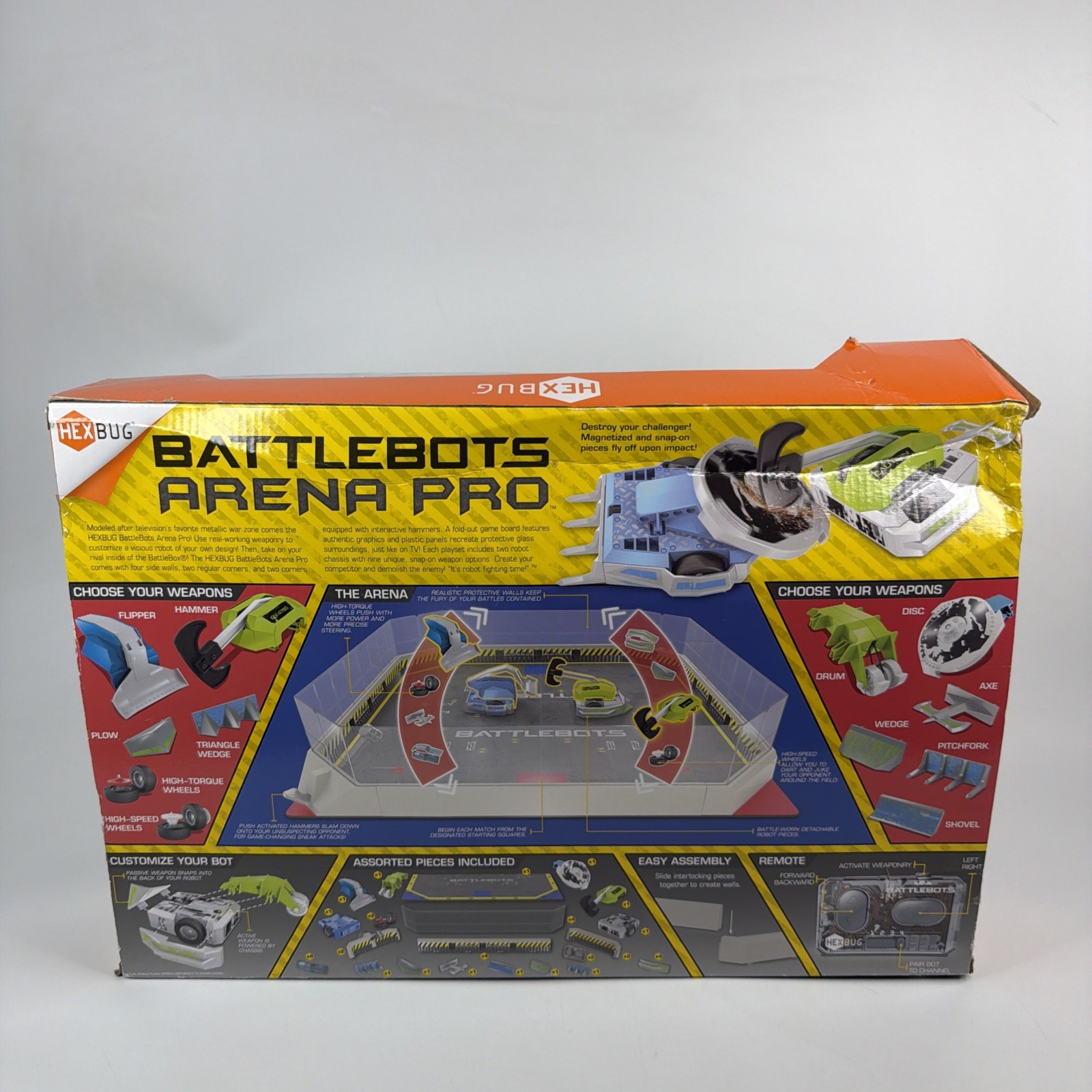 HEXBUG BattleBots Arena Pro - Build Your Own Battle Bot with Arena New Toy Read
