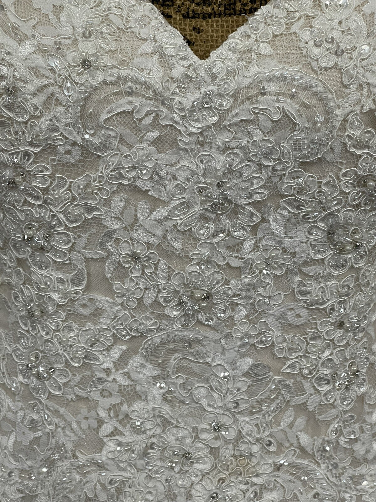 David Tutera Bridal Wedding Dress Sz 18 Crystals beading, simply amazing Ivory