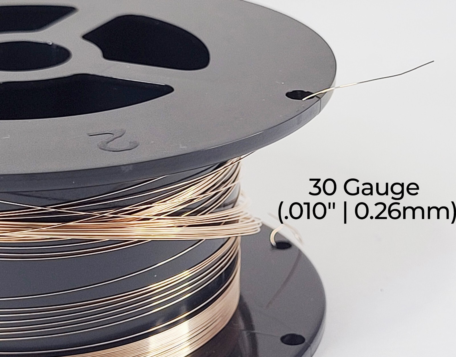 14/20 Rose Gold-Filled Wire | Round | Dead Soft | 10-30 Gauge | 1-10 ft | USA