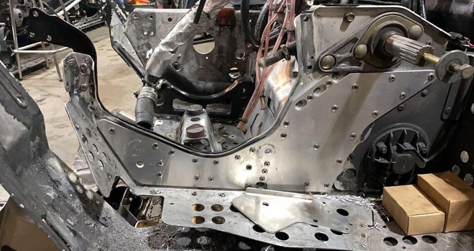 Jay Favel SkiDoo Rev Nun & Full Length Bulkhead Brace Kit 7 Pieces SS Hardware