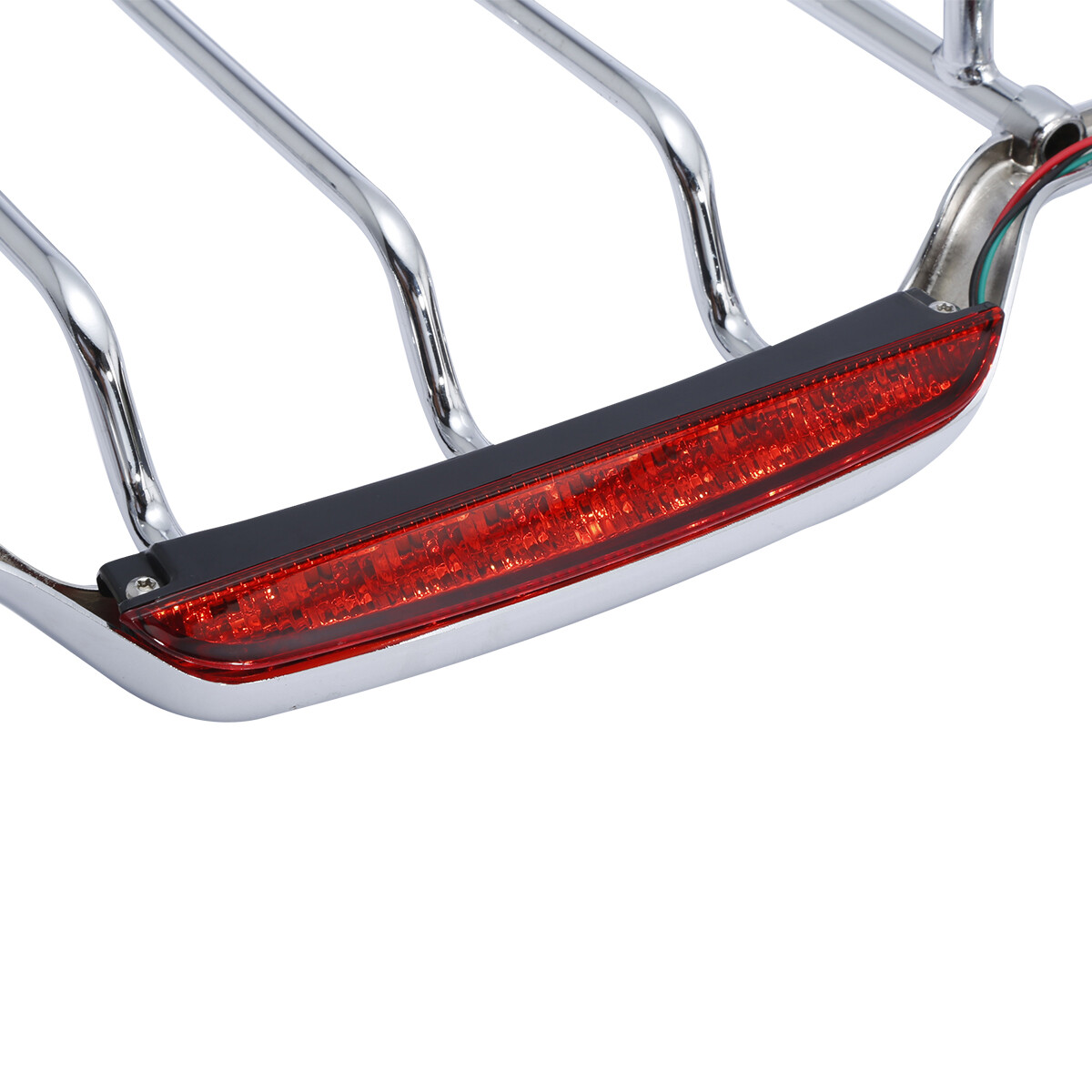 Luggage Rack W/LED Light Fit For Harley Trunk Tour Pak Pack 93-13 Air Wing