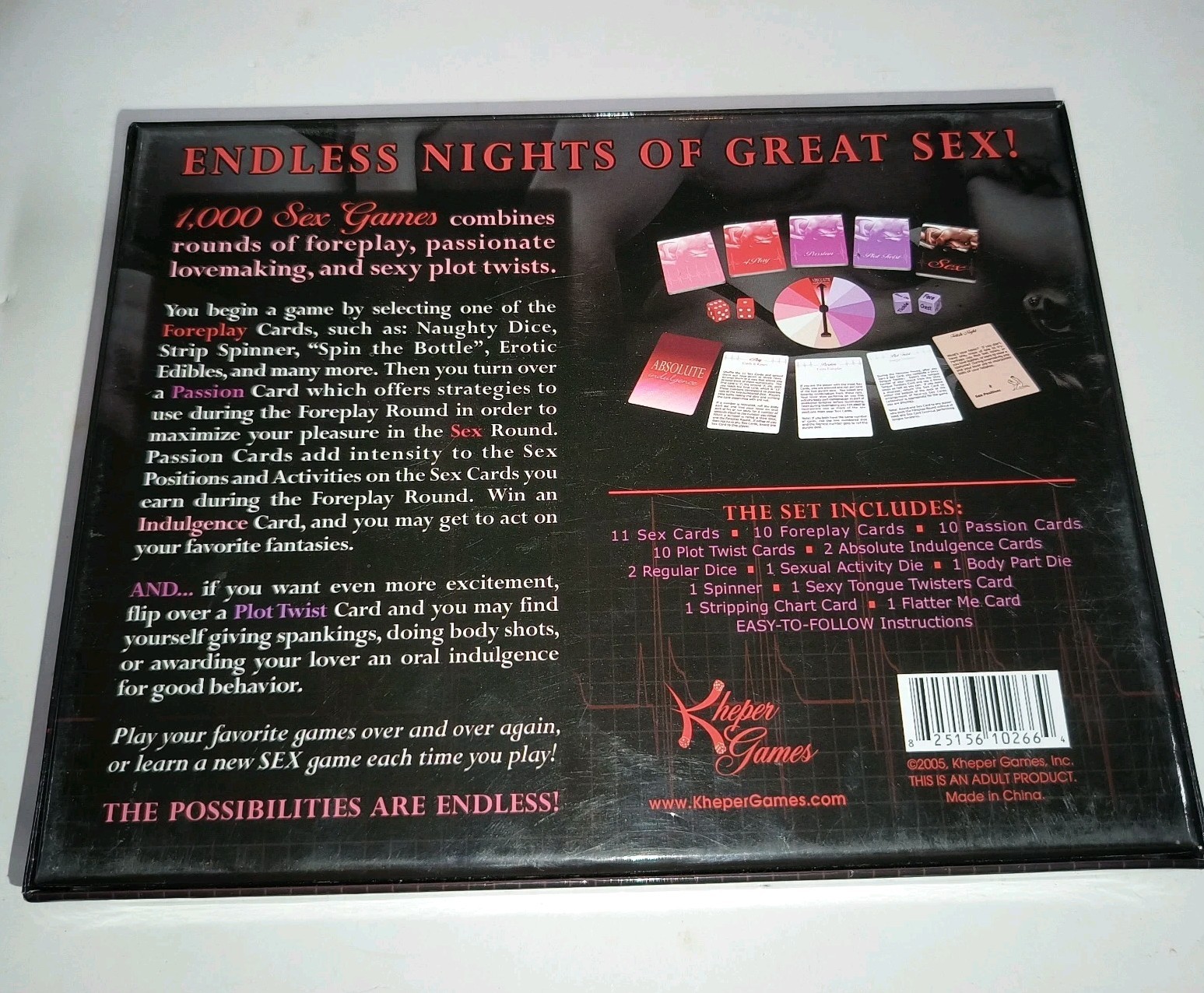 1,000 Sex Couples Games Sex Games Fun Board Card Game Couples Bed Games