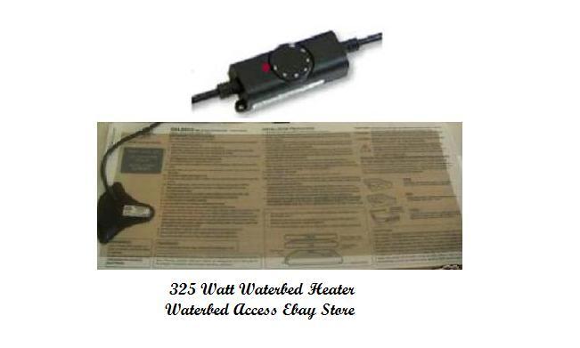 California King 95% Waveless Waterbed Mattress W/ 12 mil Liner, & Heater