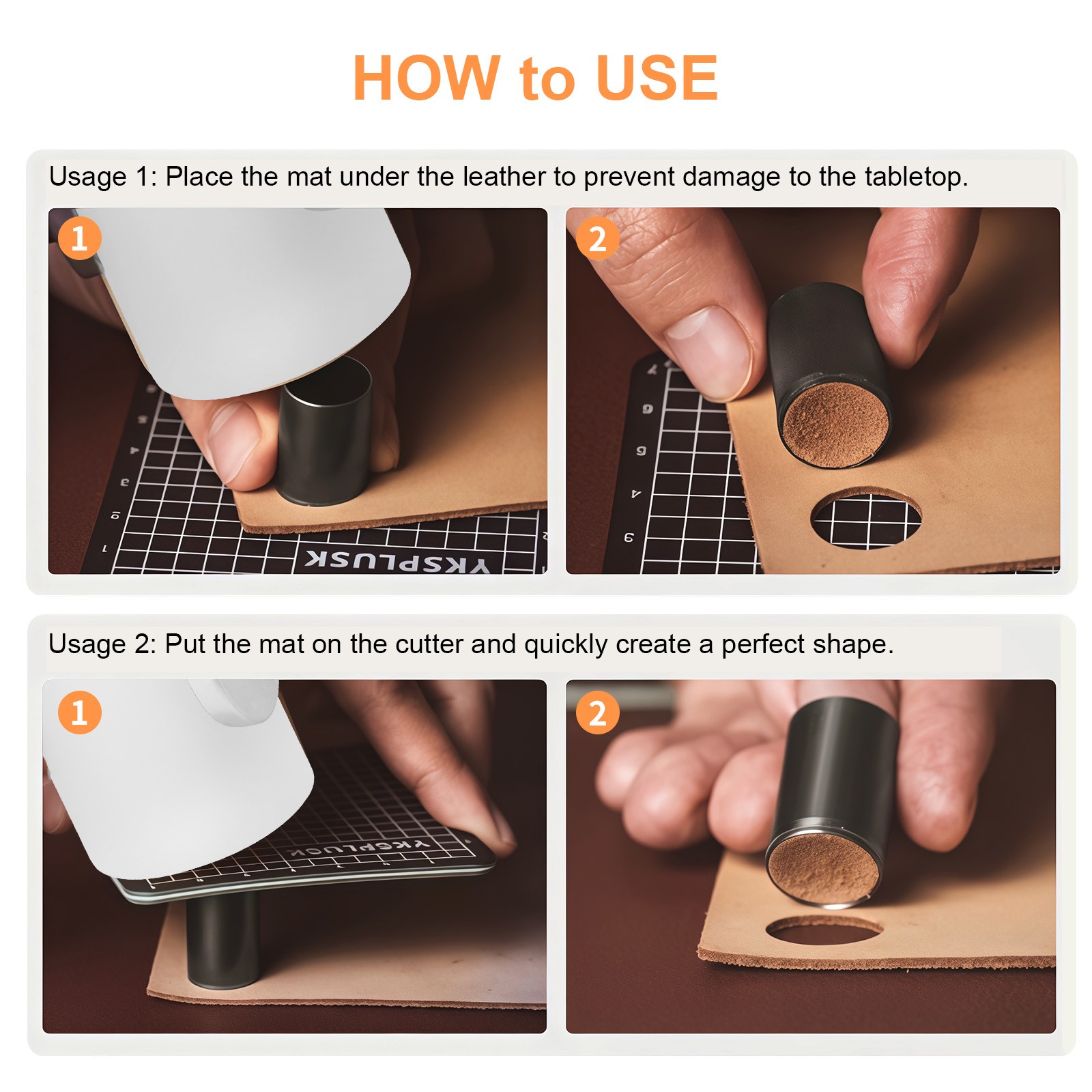 25 PCS Heavy Duty Hollow Hole Punch Set 1–25mm Manual Tool for Leather DIY Craft