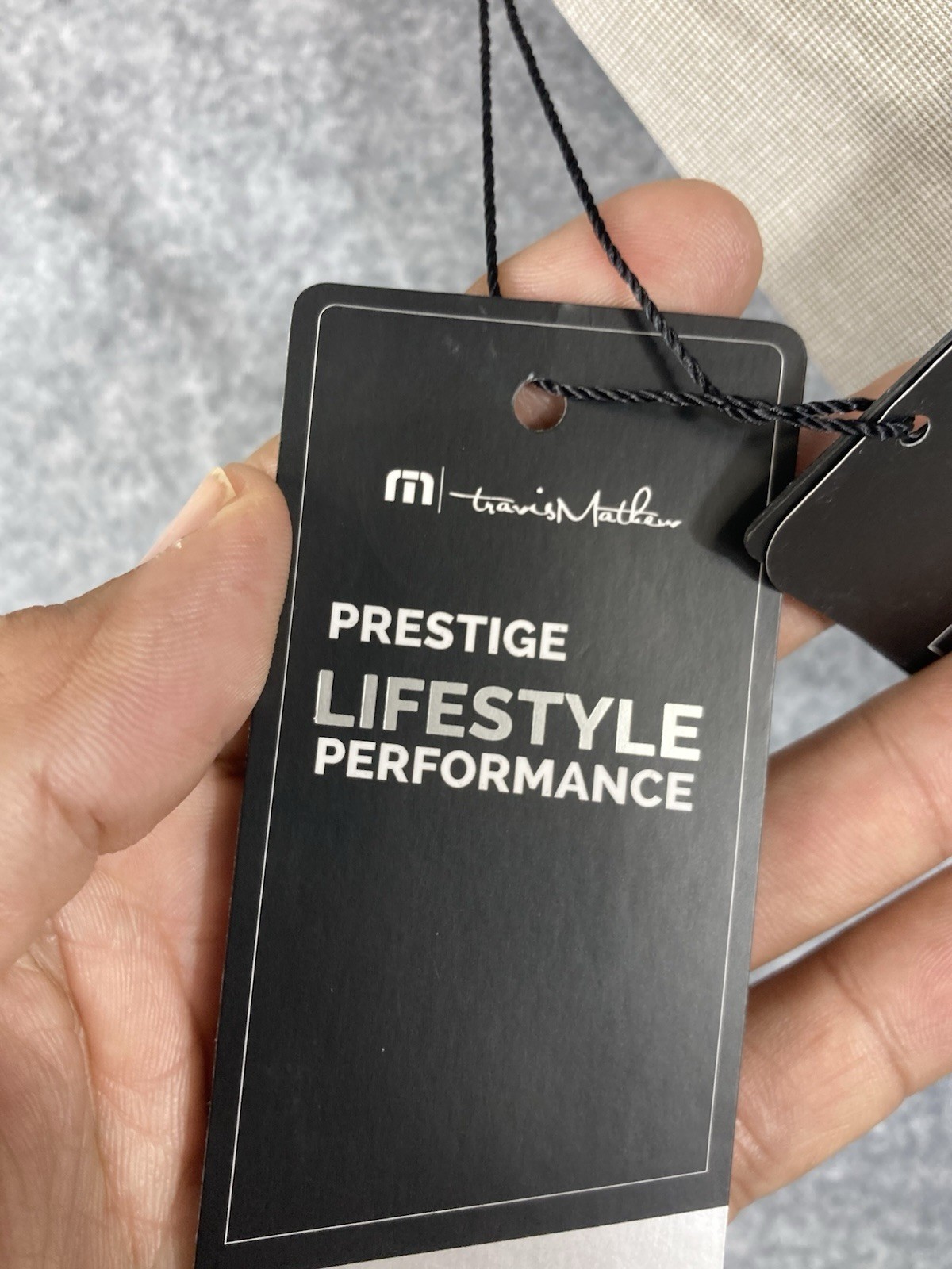 Travis Mathew Beck Golf Chino Shorts Mens 38 Khaki Stretch Wrinkle Resistant NWT