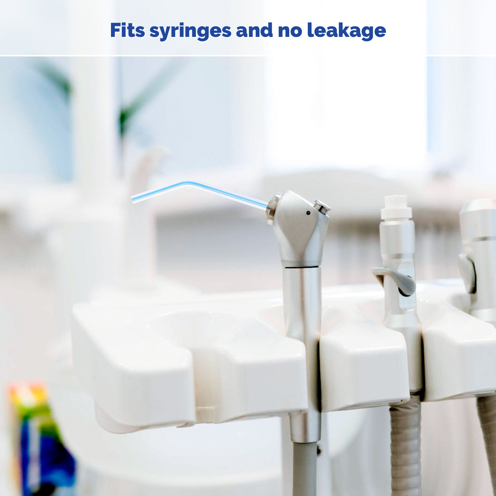 JMU 1000pcs Dental 3-Way Air Water Syringe Tips Disposable Spray Nozzles Tips