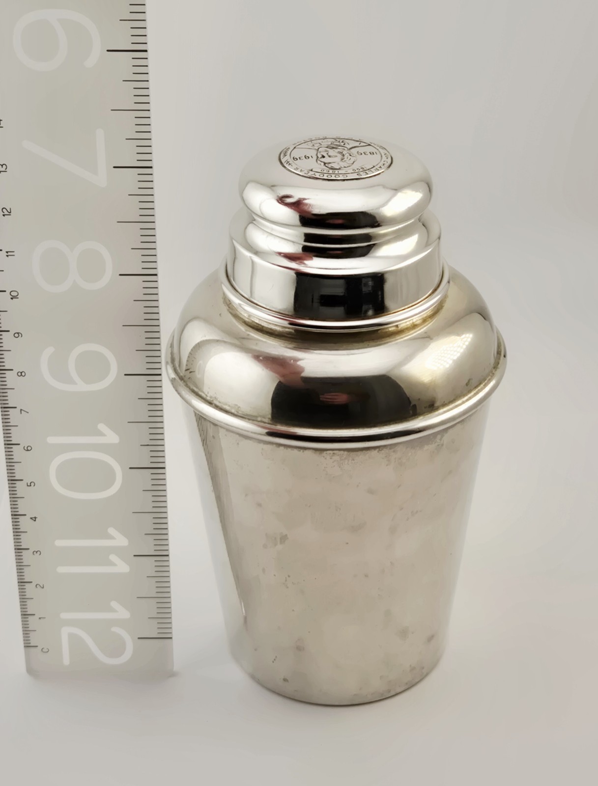 Vintage Sterling Silver Charles Goodyear Cocktail Shaker A.C.S Boston 1939 152g
