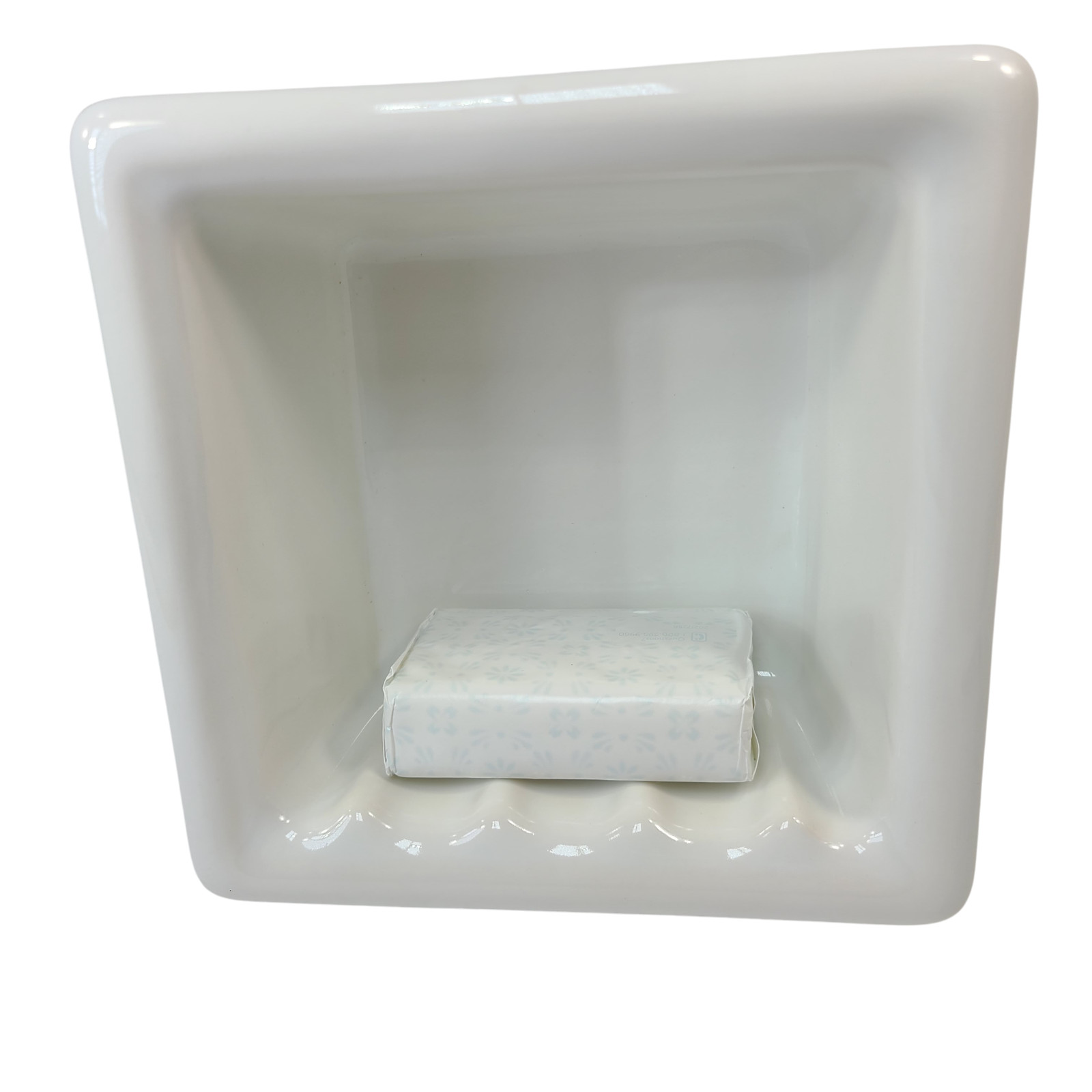 Kohler White Recessed Ceramic Tile Shower Wall Niche Soap Dish Tray Vintage K101