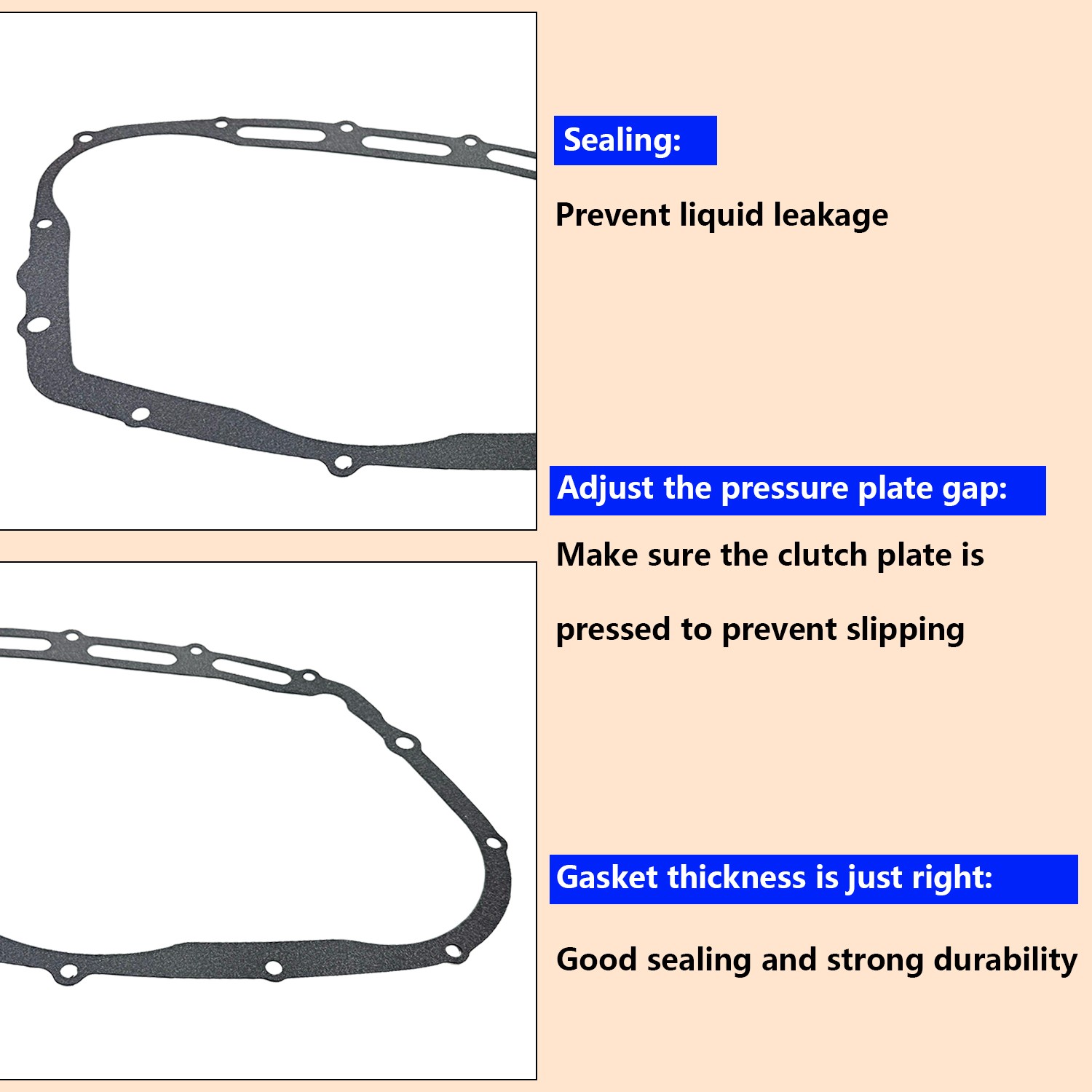 Heavy Duty Clutch Kit W/Springs Gasket for Suzuki Boulevard/Intruder Volusia 800