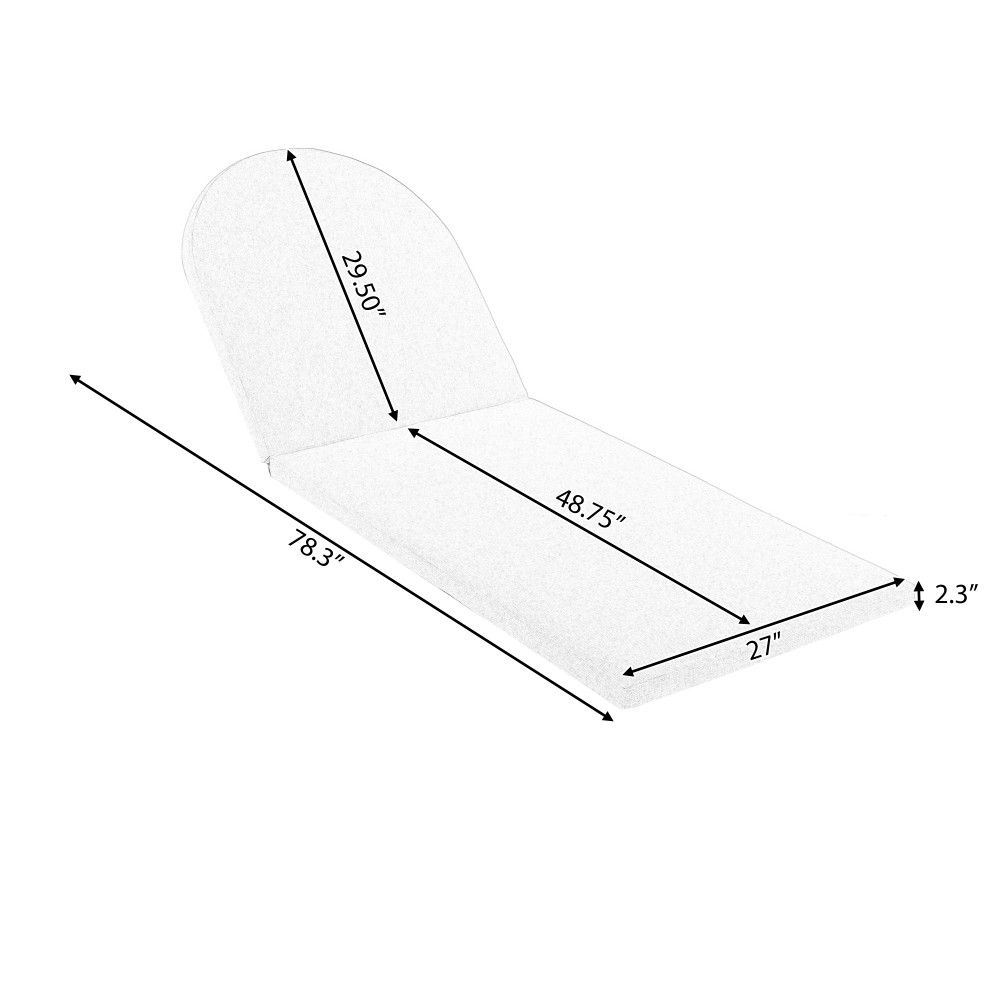 Outdoor Adjustable Chaise Lounge Set w/ Beige Cushion & Side Table, Patio