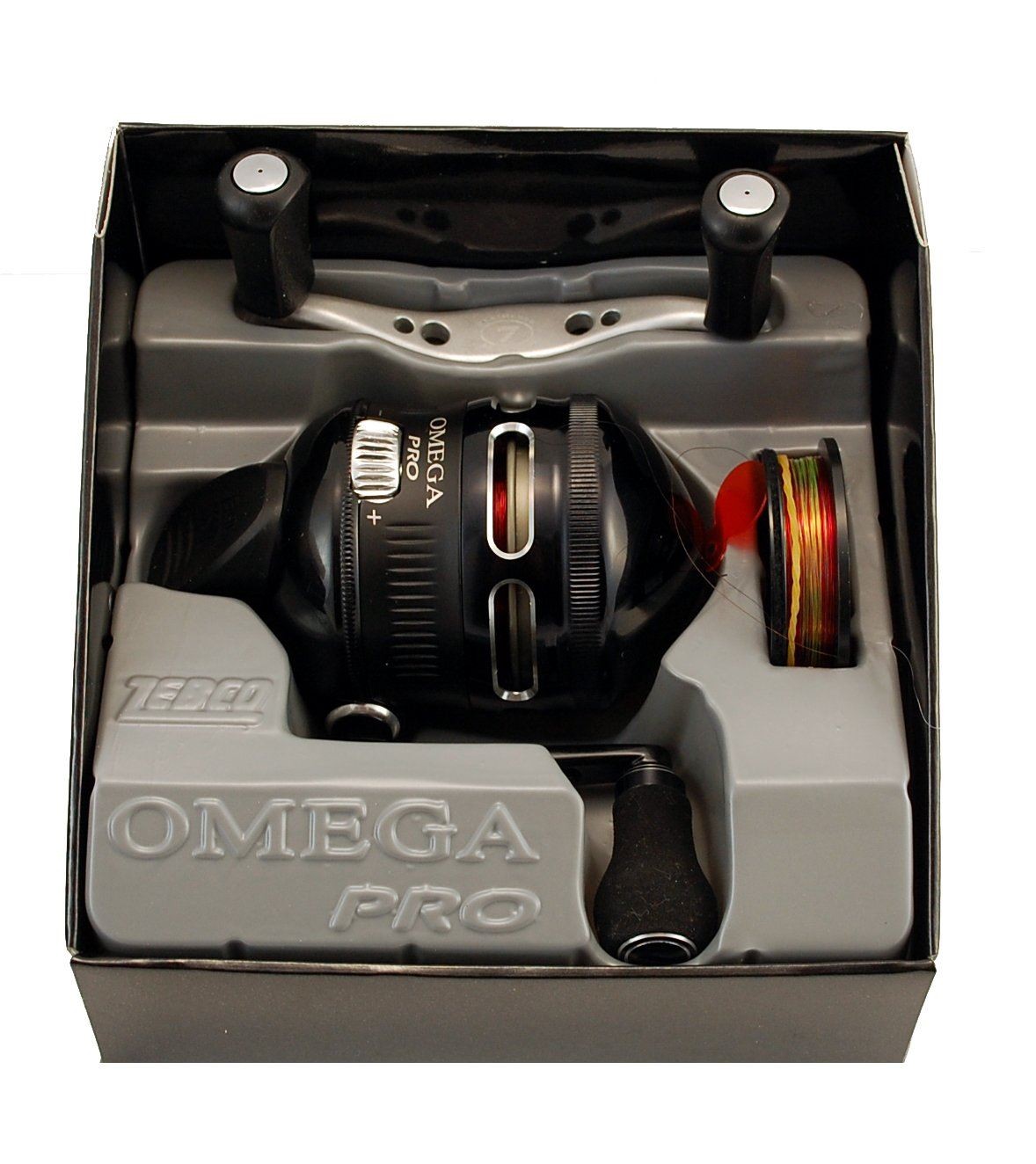 ZEBCO OMEGA PRO 3 Z03PRO 3.4:1 W/10LB LINE 7 BEARING SPINCAST REEL