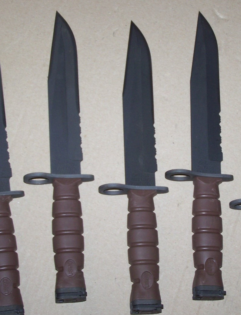 Vintage OKC3S Knife Marine Corps USMC Bayont & No Scabbard Ontario OKC-3S